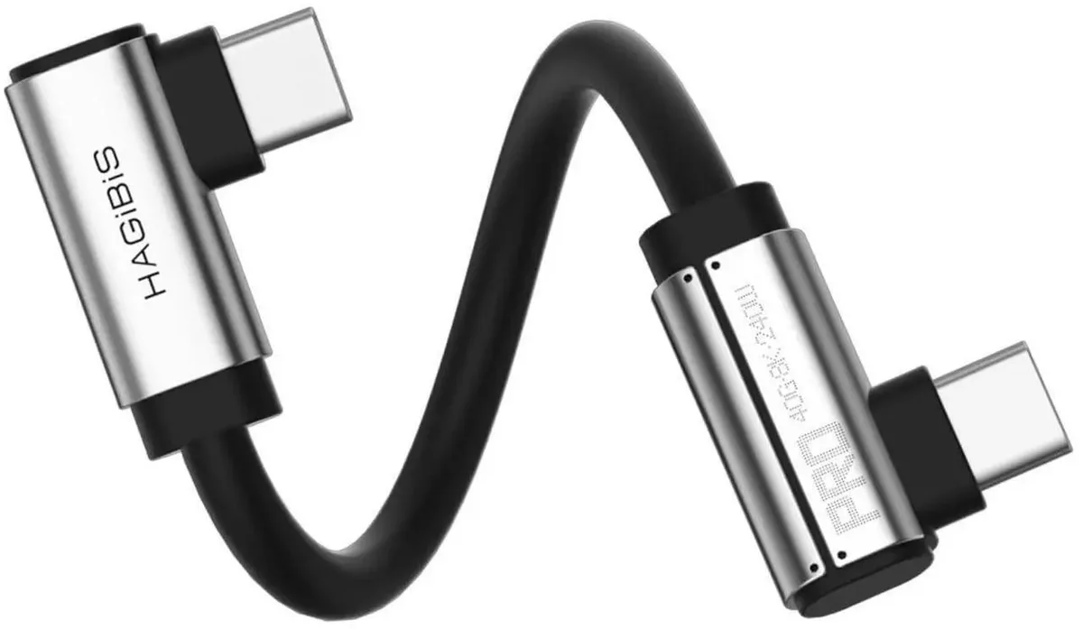 SMUGDESK SMUGDESK 0.5ft Right Angle USB4 Cable 40Gbps 8K@60Hz 240W — product photo