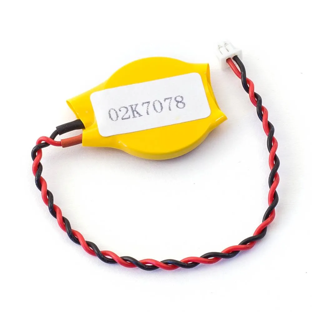 Centenex Electronics Centenex Electronics CMOS Battery 02K7078 08K8050 Yellow Li-Ion 200mAh 3V laptop replacement part — product photo