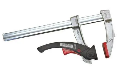 Bessey 4 inch ratcheting clamp with glass filled nylon lever and alloy steel bar