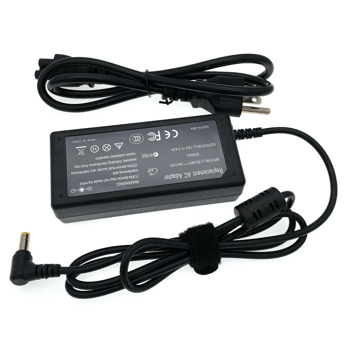 Thinkstar Thinkstar AC Adapter 65W 19V 3.42A for HP 23" 25" IPS Monitors HSTND-9151-N — product photo