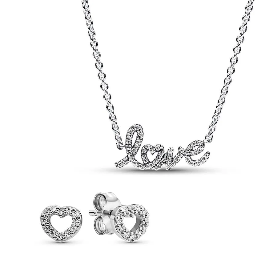 PANDORA PANDORA Handwritten Love Bridal Set — product photo