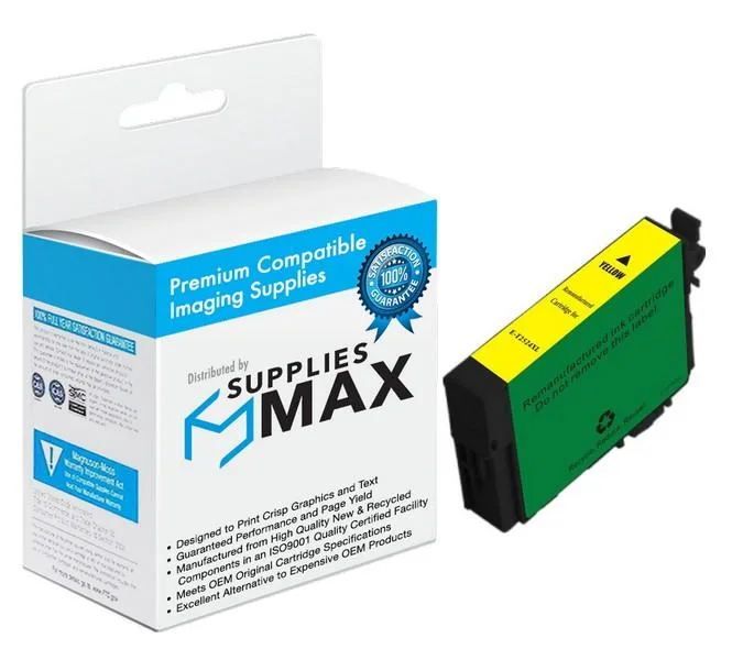 SuppliesMax SuppliesMax Yellow Inkjet Cartridge T252XL420 High Yield 450 Pages — product photo