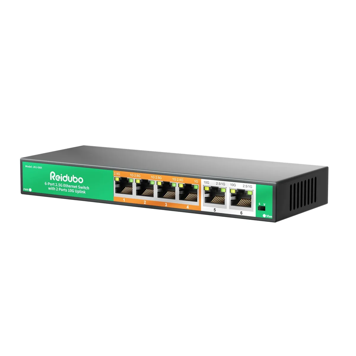  NETGEAR ProSafe SFP-P4810k-G2-001 6-Port 2.5G/10G Unmanaged Switch — product photo