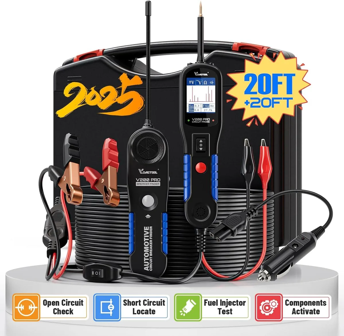 WUQ WUQ V200 Pro 12/24V Automotive Circuit Probe Tester — product photo