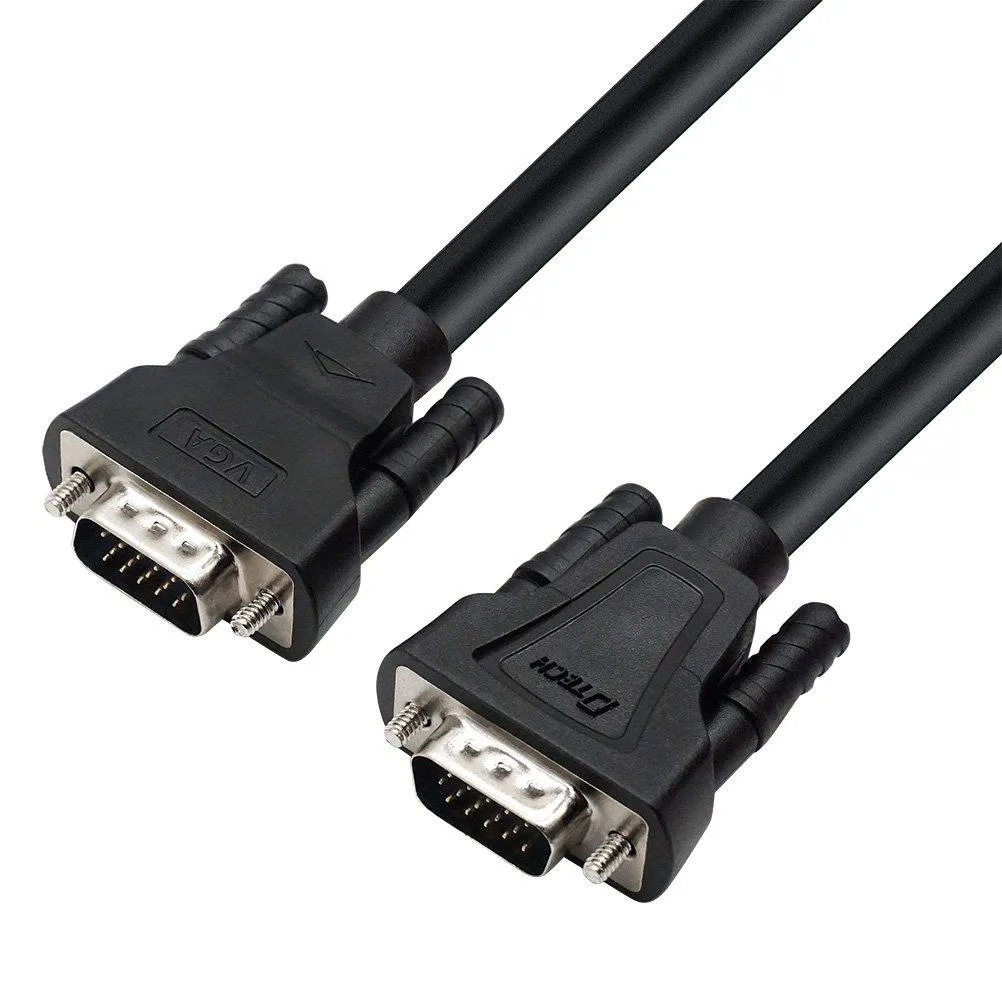 BUCIER BUCIER VGA Male-to-Male Cable 10ft 15-pin 1920x1080 Black — product photo