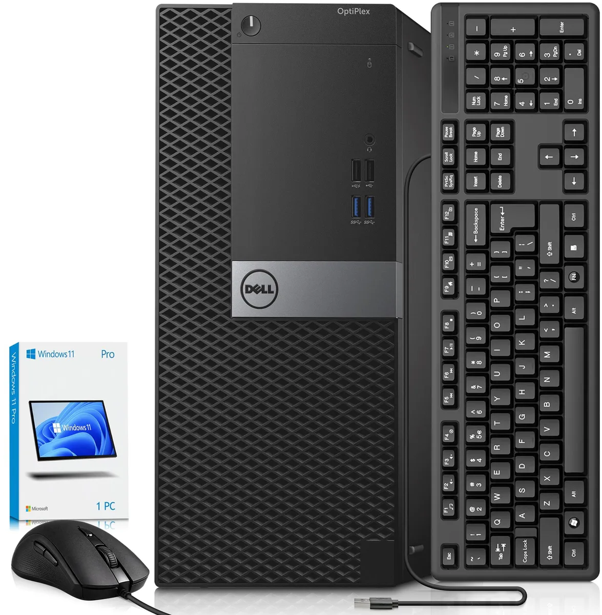 DELL DELL OptiPlex 5050 i5-7500 8GB DDR4 1TB SSD Windows 11 Pro desktop PC — product photo