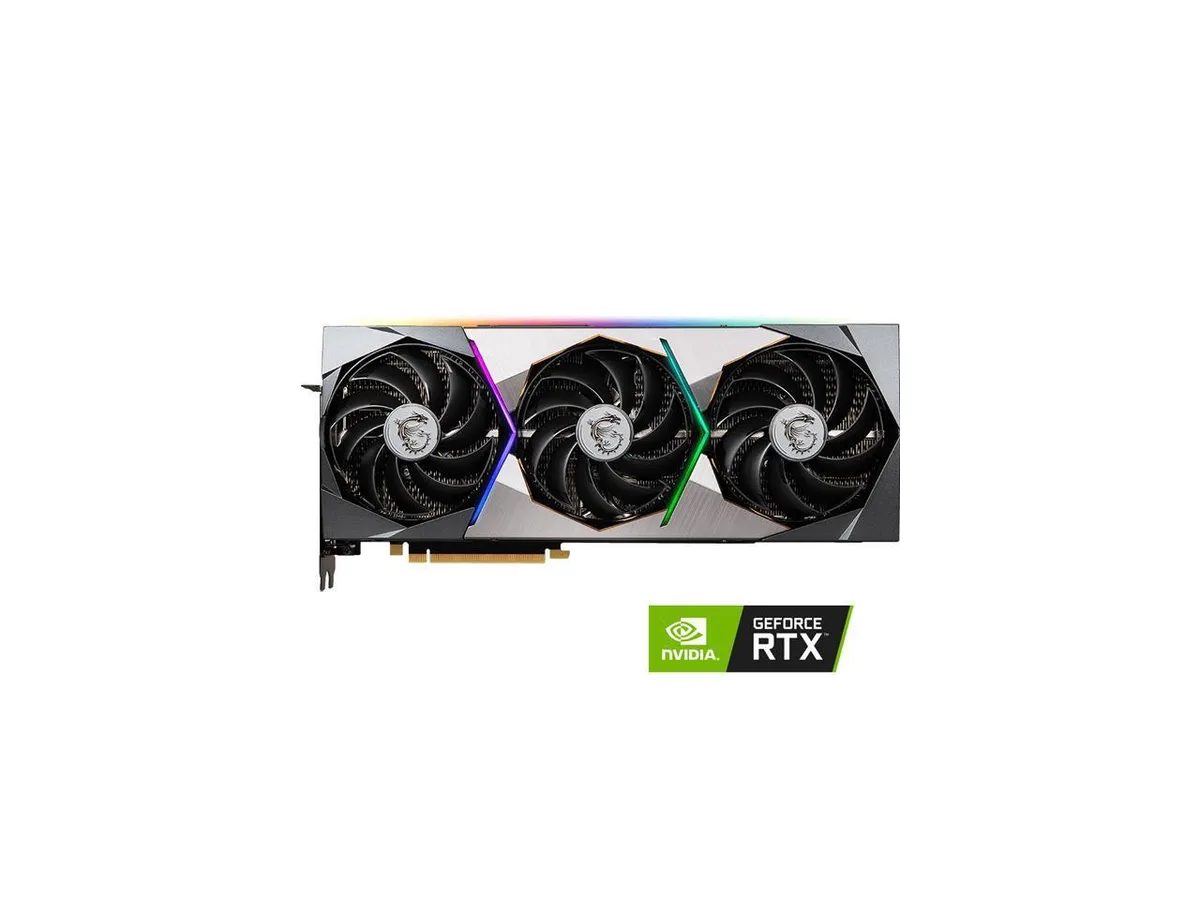MSI MSI Suprim GeForce RTX 3070 Ti SUPRIM X 8G graphics card — product photo