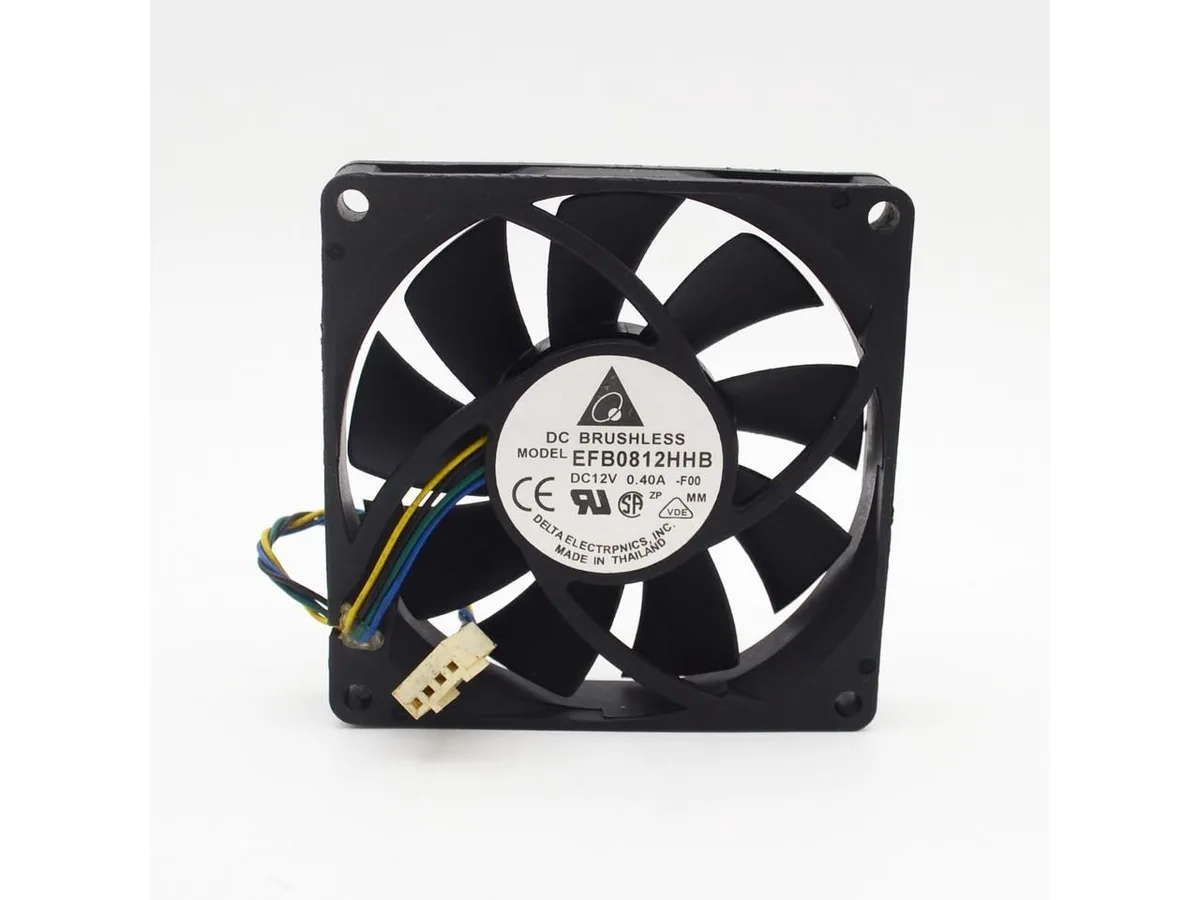 Fans Fans 20pcs Delta EFB0812HHB 8015 12V .4A 8CM PWM Case Fan — product photo