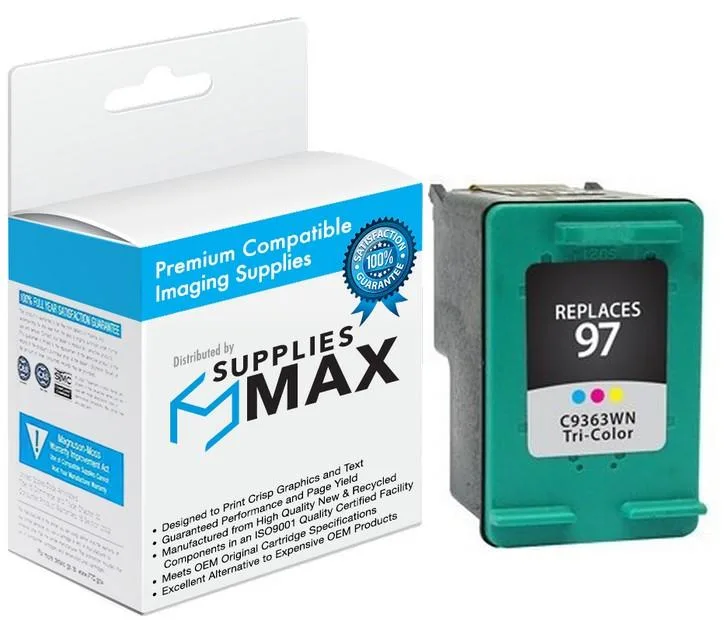 SuppliesMax SuppliesMax C9363WN Tri-Color Inkjet Cartridge 450 Pages — product photo