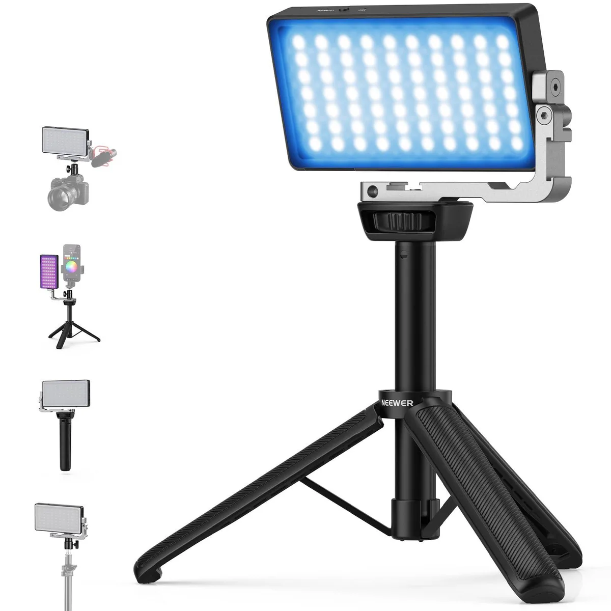  Neewer SL90 12W RGB Video Light 2500K-10000K CRI97+ 4300mAh — product photo