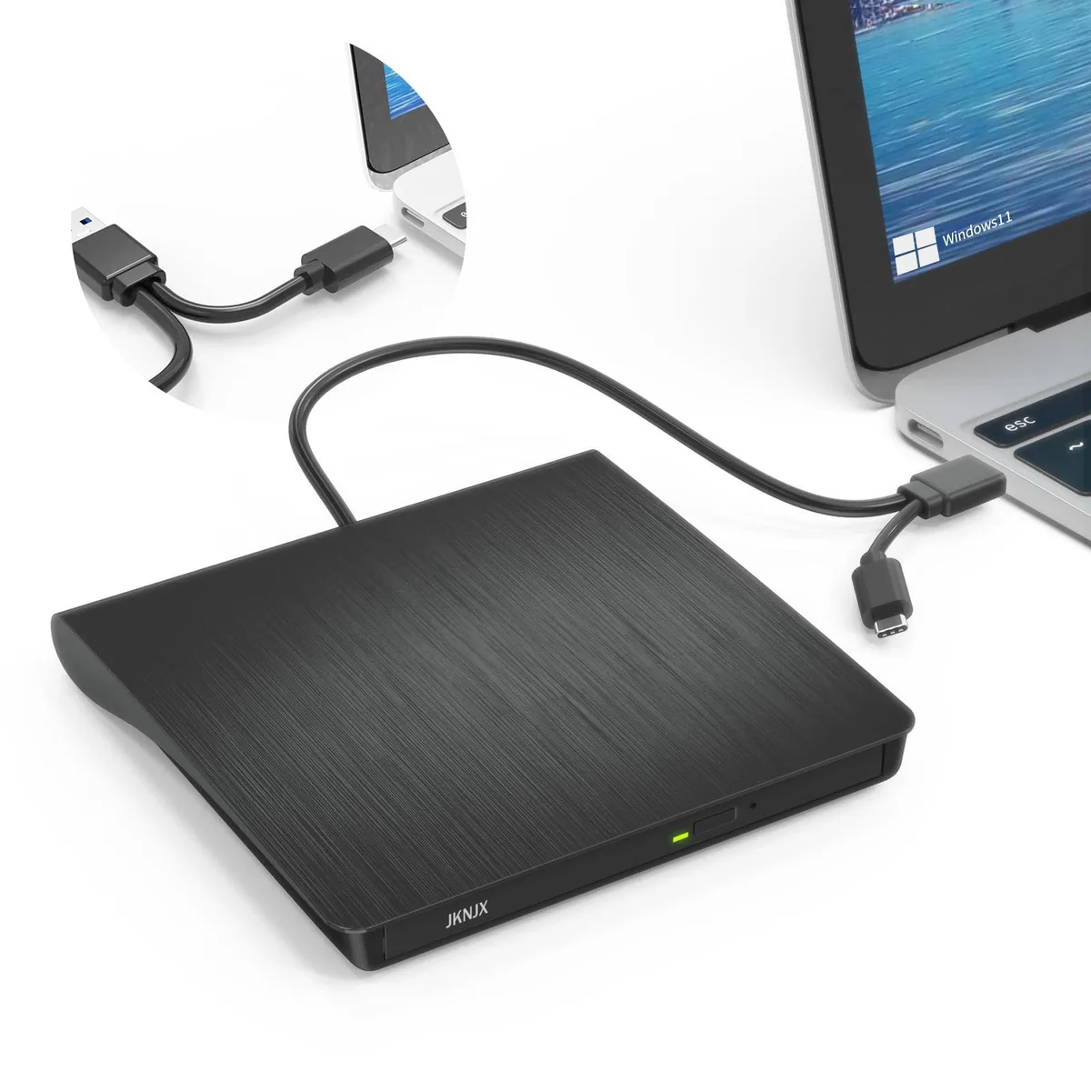 KEHIPI KEHIPI XD013 USB 3.0 Type-C DVD Duplicator 8x 24x — product photo