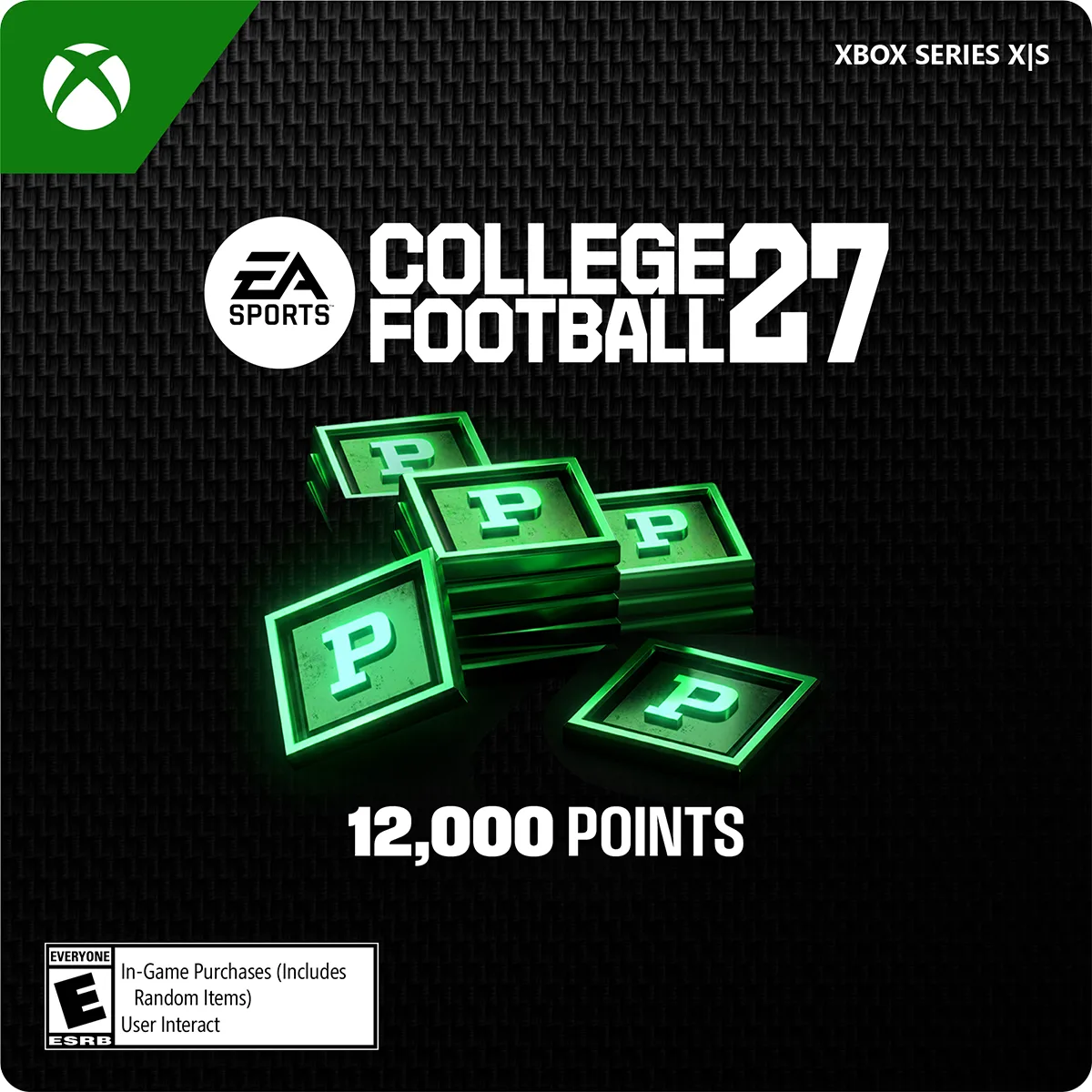 Electronic Arts Electronic Arts 7F6-00948 College Football 27 12000 Points downloadable game — product photo