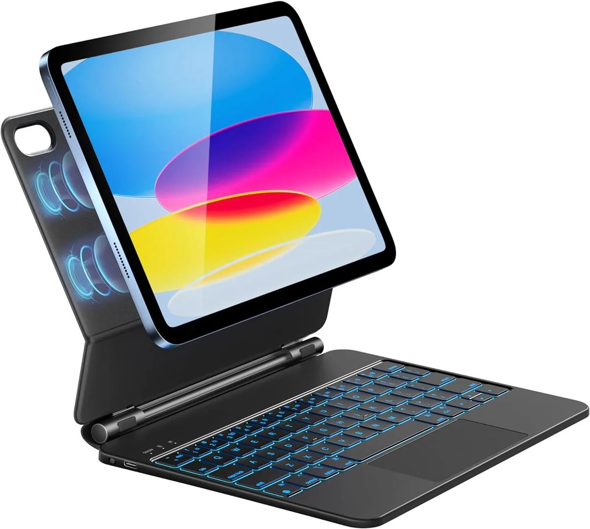 BONAEVER BONAEVER A3354 Keyboard Case for iPad 11 Inch 2025 & 10.9 Inch 2022 — product photo
