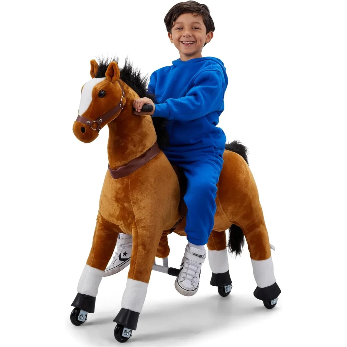 Lil' Jumbl Lil' Jumbl LILJUBHORS01 Ride-on Horse Vehicle Brown 4-10 — product photo