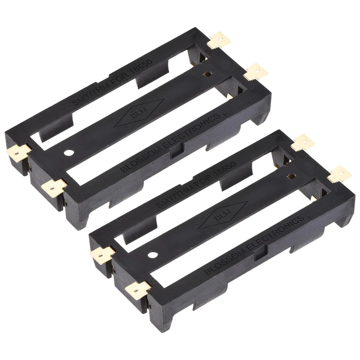 Unique-Bargains Unique-Bargains 18650 Battery Case 2 Slots 3.7V 2Pcs 86mm x 40mm x 16mm — product photo