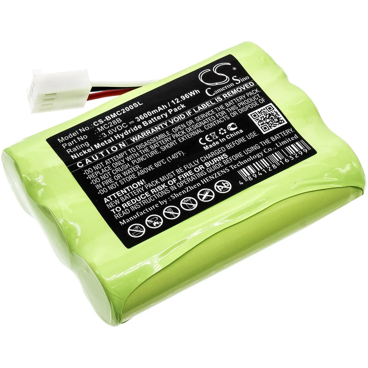 Cameron &amp; Co Cameron &amp; Co DS-CS-BMC200SL Ni-MH 3.6V 3600mAh Green GPS Battery — product photo