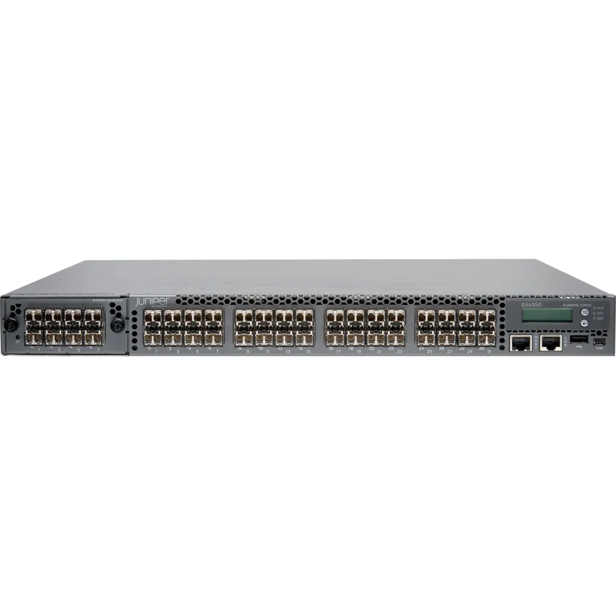 HPE Juniper Networking HPE Juniper Networking EX4550T-AFO-TAA 32-port 10GBase-T network switch — product photo