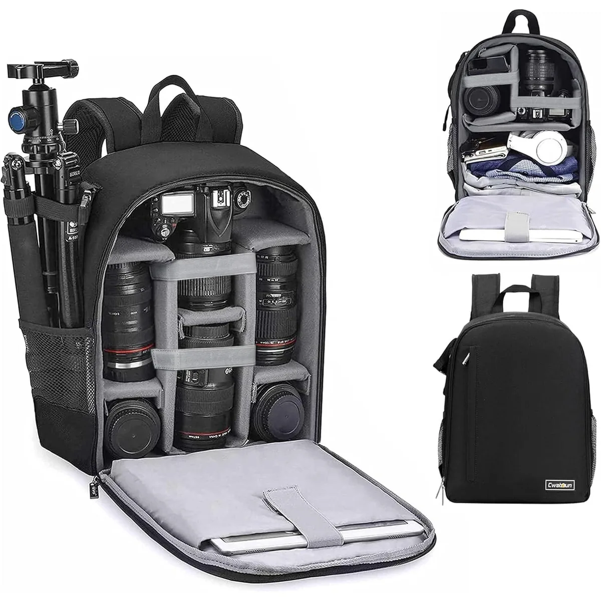 Cwatcun Cw-CN2001D6-BK camera backpack — product photo