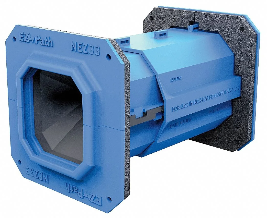  STI NEZ33 Smoke and Acoustic Pathway Device 4.5 in Blue — product photo