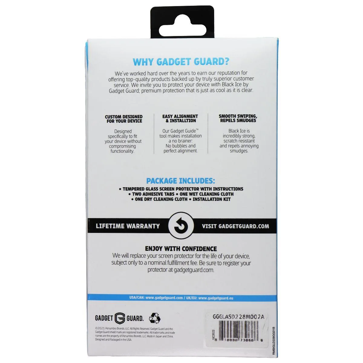 Invisible Gadget Guard Invisible Gadget Guard Black Ice Glass Screen Protector Motorola Moto Edge Plus (2022) — product photo