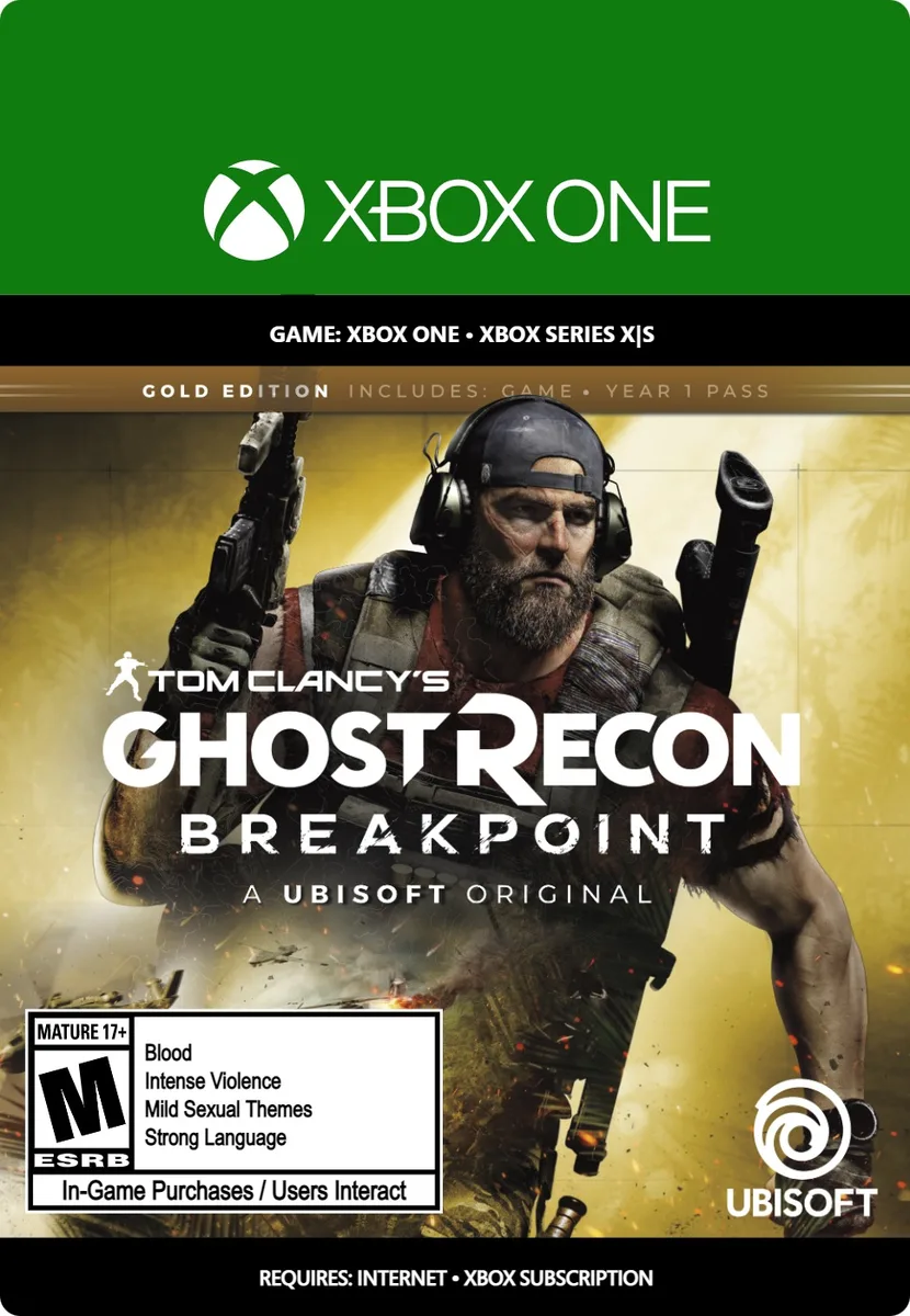 Ubisoft Ubisoft G3Q-00733 Tom Clancy's Ghost Recon Breakpoint Gold Edition Xbox One downloadable game — product photo