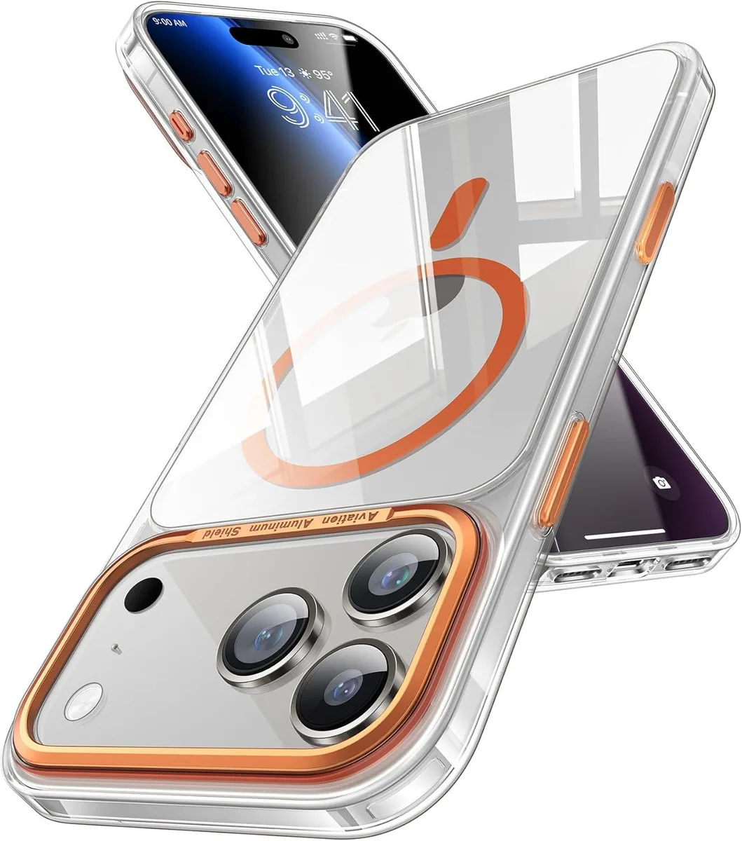 OMOTON OMOTON Clear Orange Case for iPhone 17 Pro Max — product photo