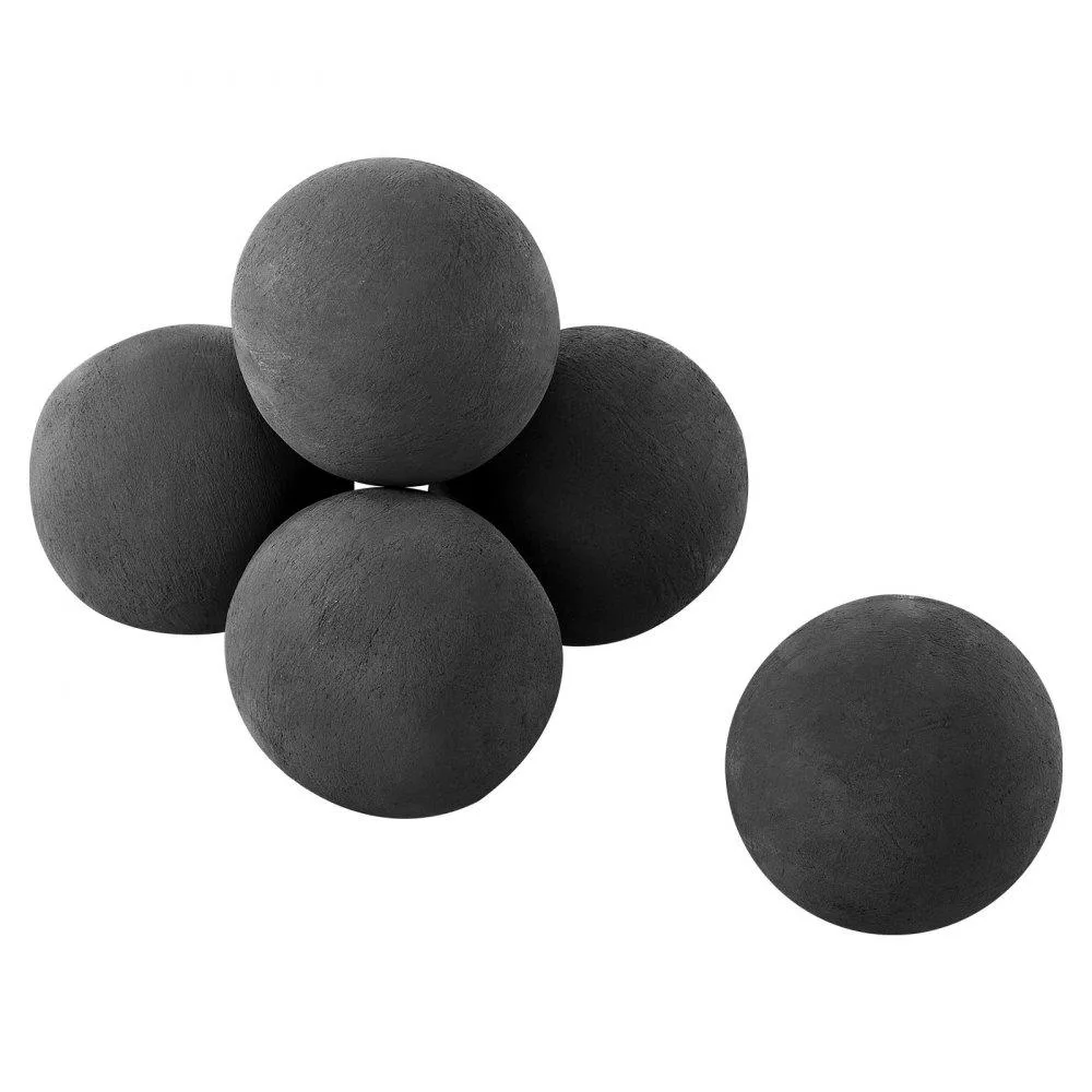 VEVOR VEVOR Ceramic Fire Balls 5 Inch 6 Pcs Black BP-249 — product photo