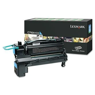 Lexmark Lexmark C792 Cyan Toner Cartridge 6000 Pages — product photo