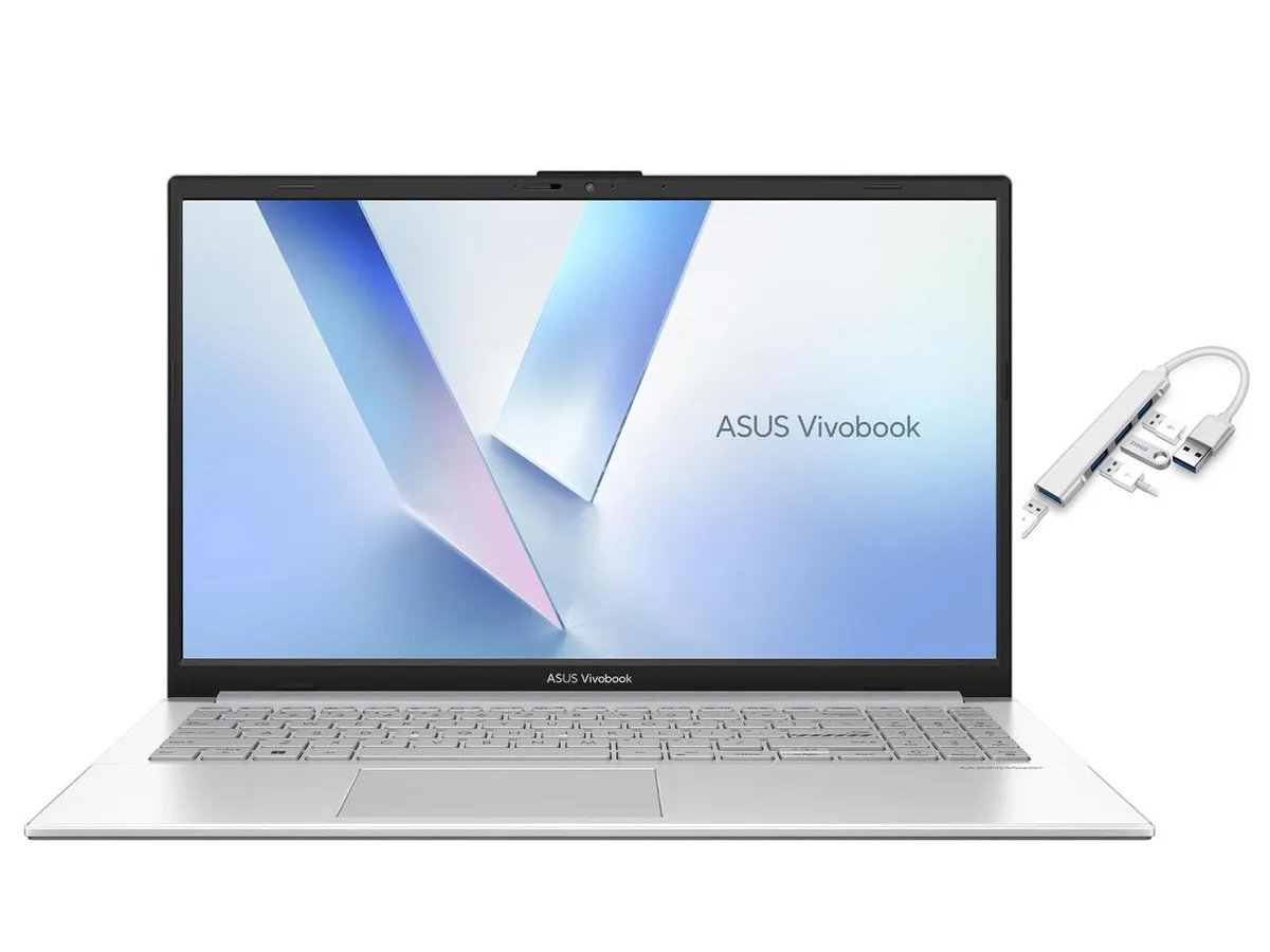 ASUS ASUS Vivobook Go 15.6 FHD Intel N150 8GB 128GB SSD Windows 11 Home Silver — product photo