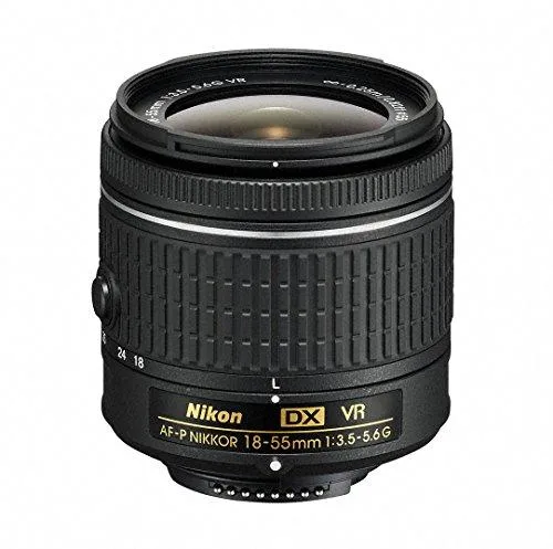 Nikon Inc Nikon AF-P DX NIKKOR 18-55mm f/3.5-5.6G VR camera lens Black — product photo