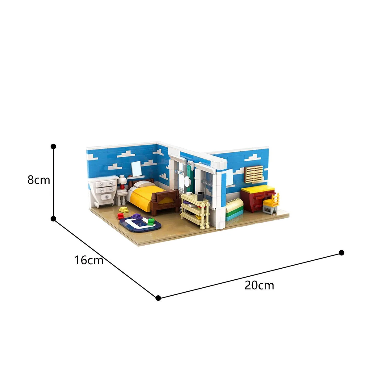 ZITIANYOUBUILD ZITIANYOUBUILD C7248 Andy's Room 699 Parts Building Set — product photo