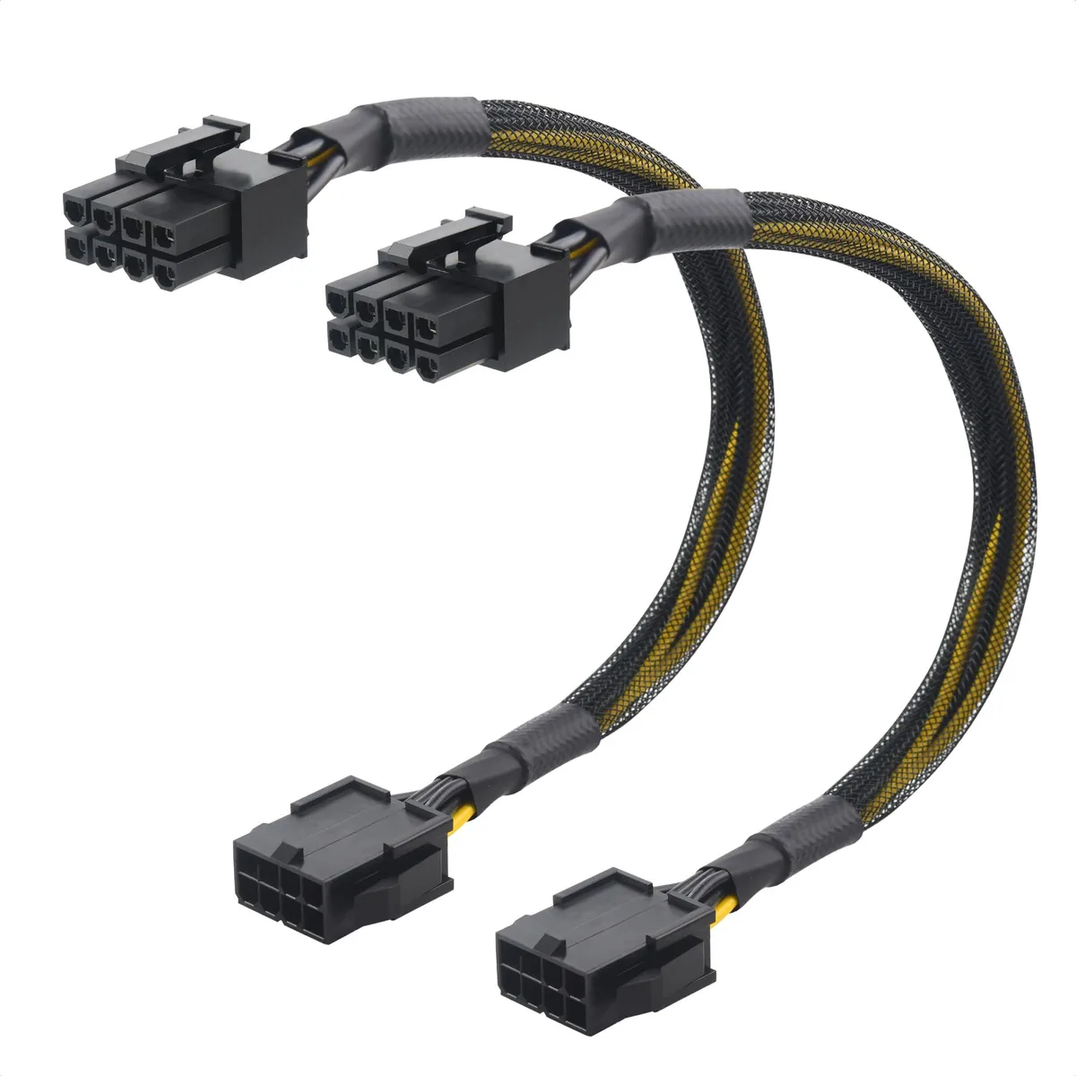  Apple 104079x2 2-Pack 8 Pin PCIe Extension Cable 10 Inches Male to Female Black — product photo