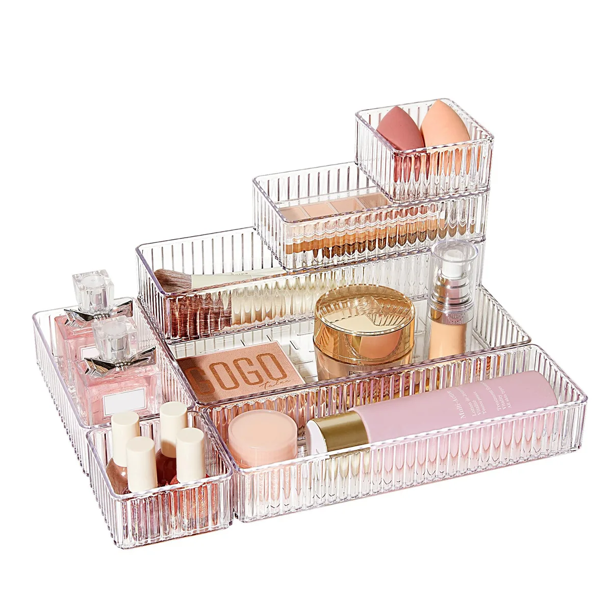  Decolav SVM0401013-1 7pc Bath Storage 14.33in W x 12.83in H x 9.06in D Black — product photo