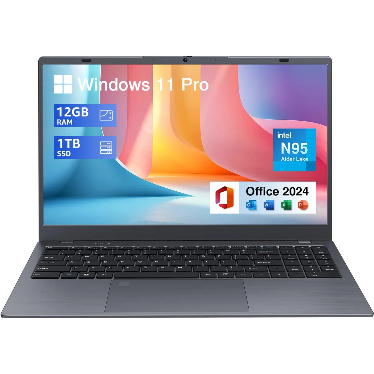 BiTECOOL BiTECOOL 15.6" N95 12GB 1TB LPDDR5 NVMe laptop — product photo
