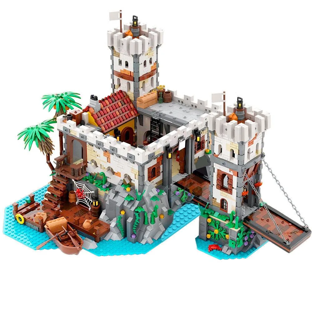 ZITIANYOUBUILD ZITIANYOUBUILD Forts of Pirates Modular Building 3287 Pieces Educational Set — product photo