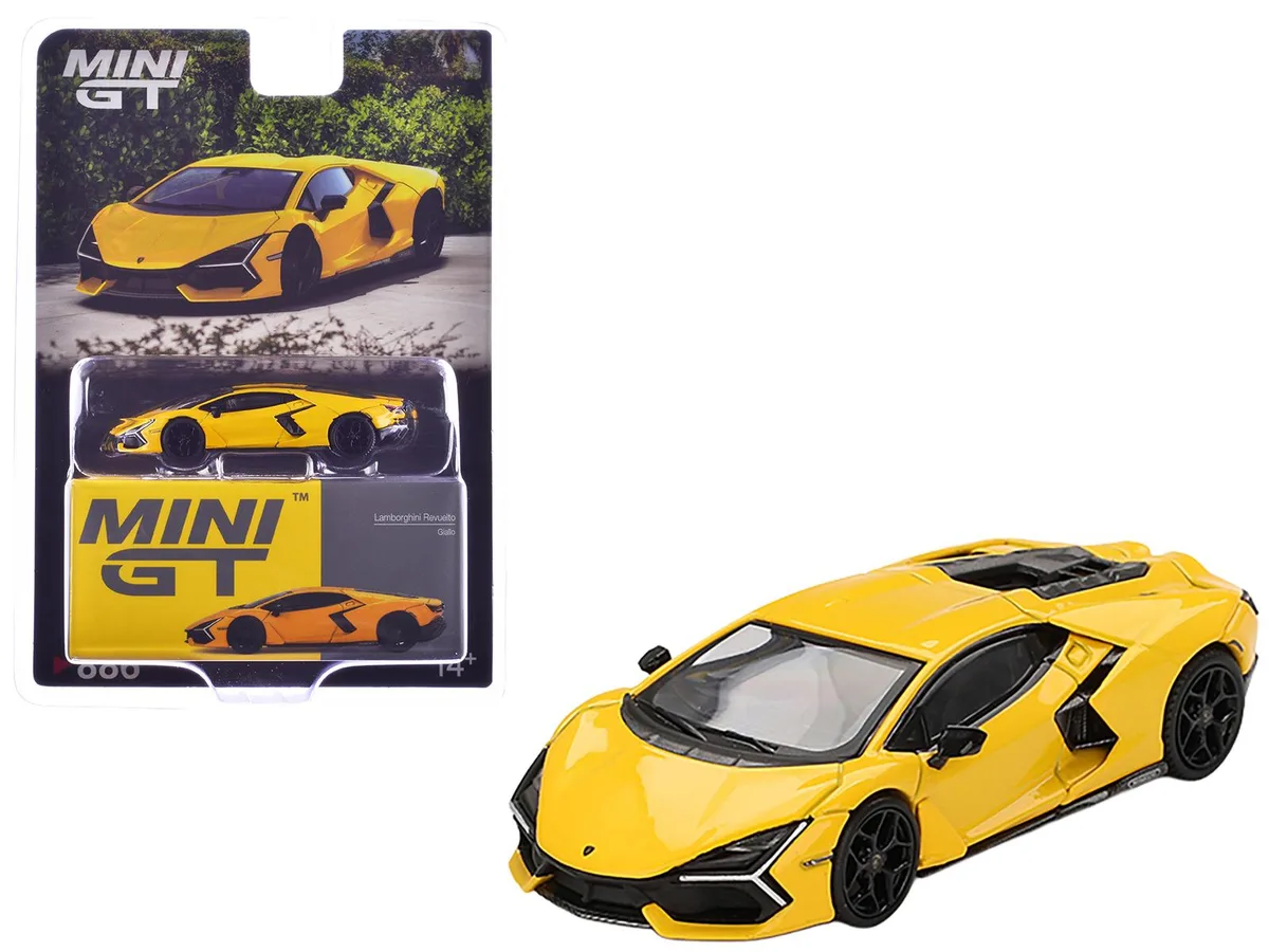 Mini GT Mini GT Lamborghini Revuelto Giallo Limited Edition 1/64 Diecast Car — product photo