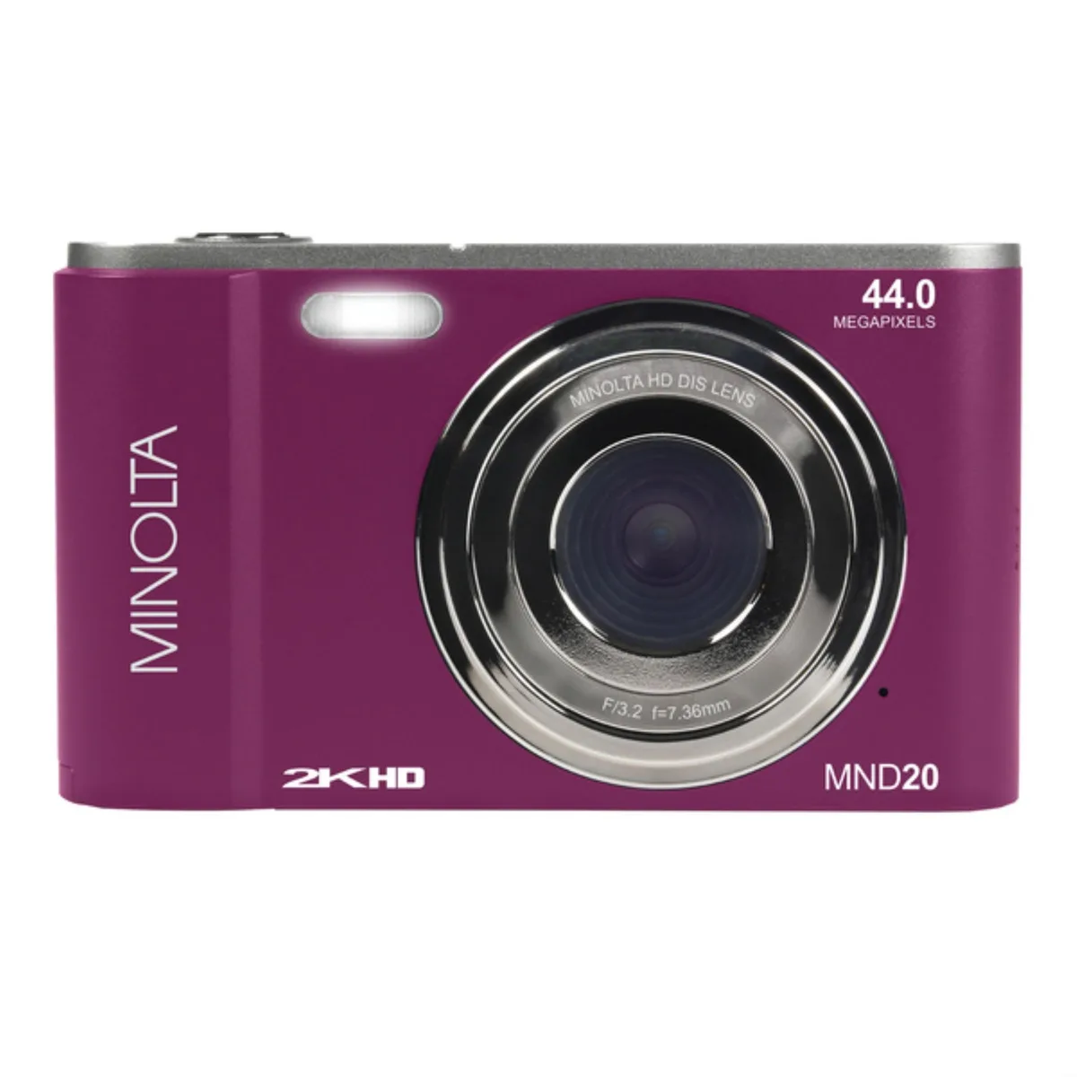 Minolta Minolta MND20-M 44 MP 2.7K Digital Camera Magenta — product photo