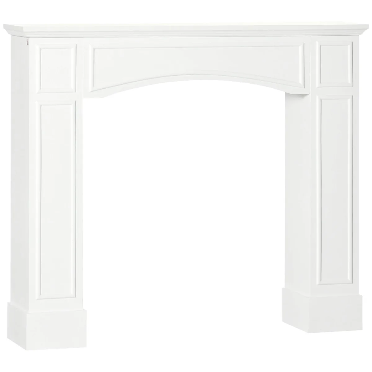 tuphen tuphen fireplace mantel white 29" interior 45.25" W x 9.25" D x 39.25" H — product photo
