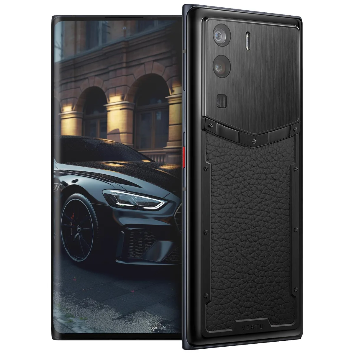 VERTU VERTU METAVERTU Calf Leather Web3 5G Unlocked Smartphone Dual SIM 64MP 12GB 512GB Jade Black — product photo