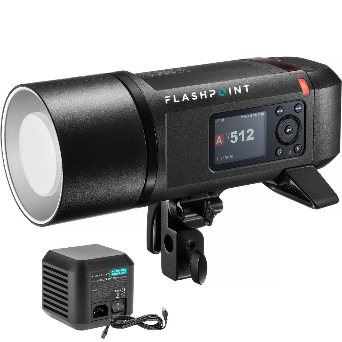 Flashpoint Brand Flashpoint XPLOR 600PRO II TTL R2 600ws 2.4GHz studio flash — product photo