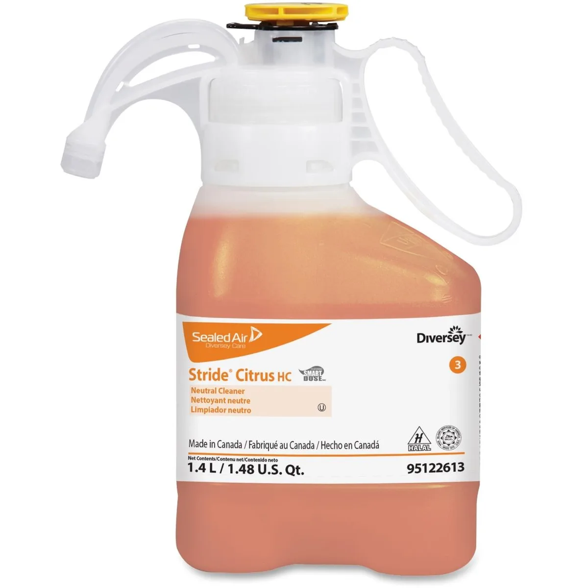 JohnsonDiversey JohnsonDiversey 95122613CT Stride Citrus HC Neutral Cleaner 2/Carton — product photo