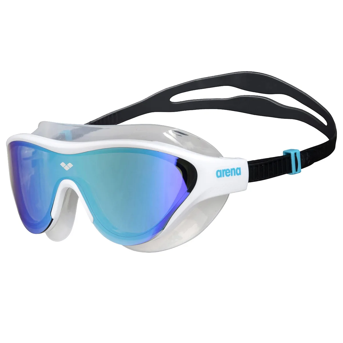 ARENA The One Mirror Swim Mask Blue/White 12 pack — product photo