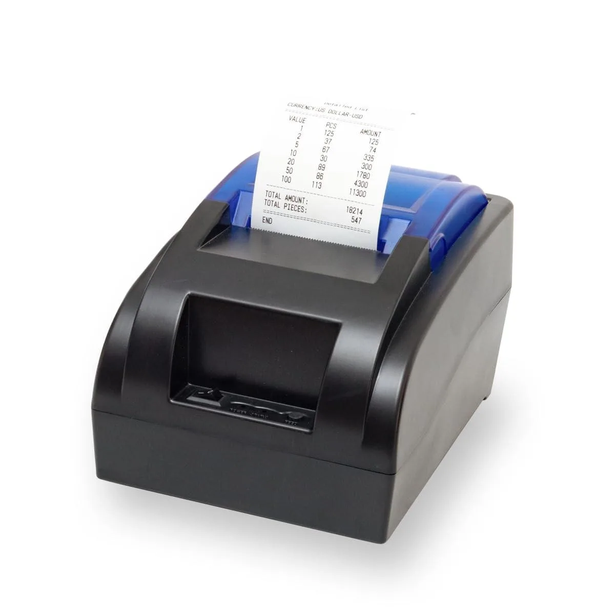 V2 Technologies V2 Technologies 2 in 1 accessory 58mm thermal receipt printer 70mm/s USB-B — product photo