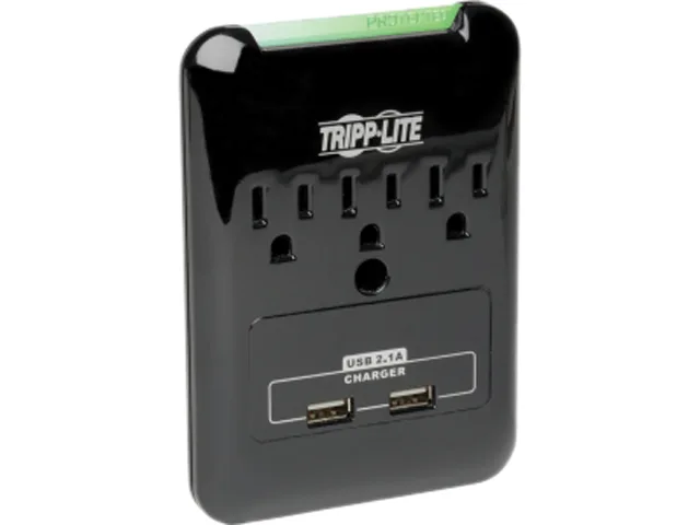 Tripp Lite Tripp Lite SK30USB surge protector 3 outlets 2 USB 540 joules 2.1A — product photo