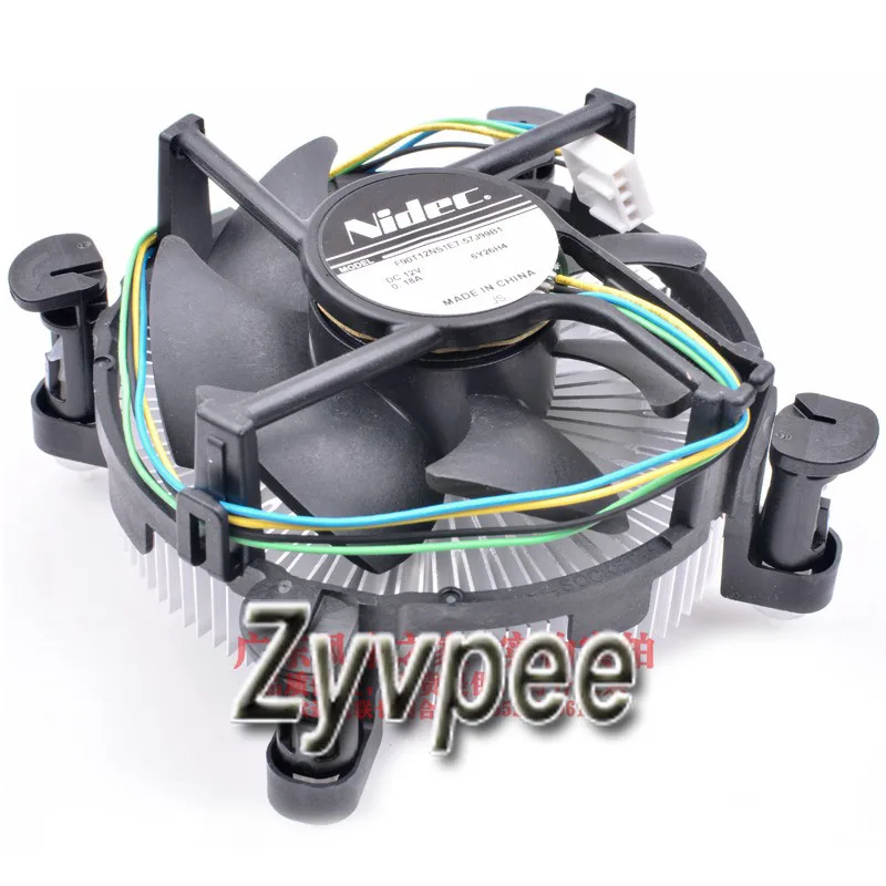 Zyvpee Zyvpee F90T12NS1E7 57J99B1 12V .18A 4-Pin case fan — product photo