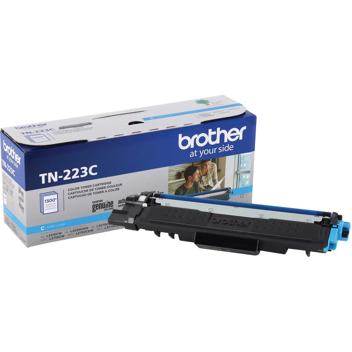 Brother Brother TN223C Cyan Toner Cartridge 1300 Pages toner cartridges (genuine brands) — product photo