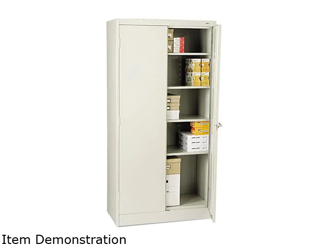 Tennsco Tennsco 1470LGY 72" High Cabinet 36w x 18d x 72h Light Gray office furniture — product photo