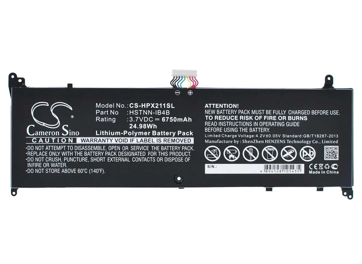 Cameron &amp; Co Cameron &amp; Co DS-CS-HPX211SL Battery 6.75 Ah Black — product photo