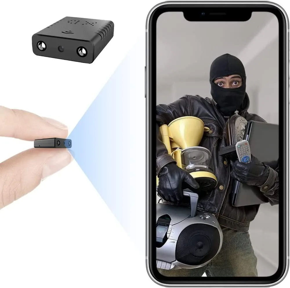 Werleo Werleo 1080P WiFi Camera Black 2.4GHz 940nm IR 128G — product photo