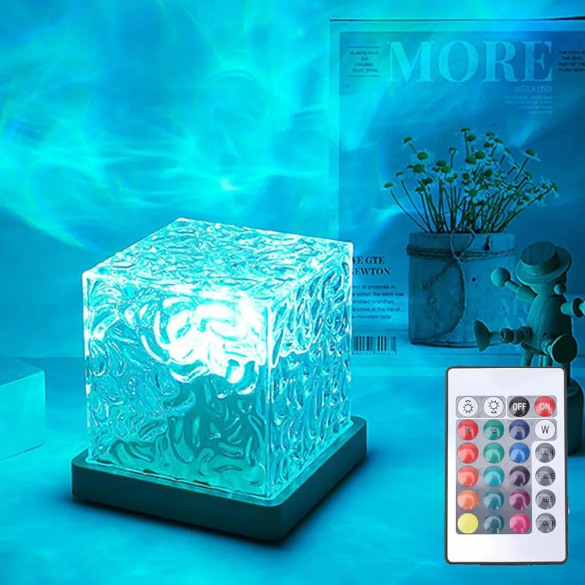  Growalleter DY-FXSW001 16-Colour LED Cube Projector Lamp (Plug-in) — product photo